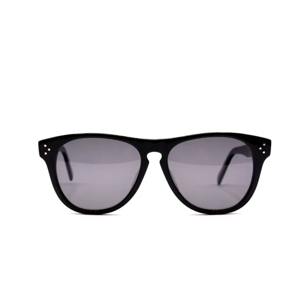 NEW CELINE PARIS CL40102F 01A BLACK AUTHENTIC SUNGLASSES - Picture 1 of 7